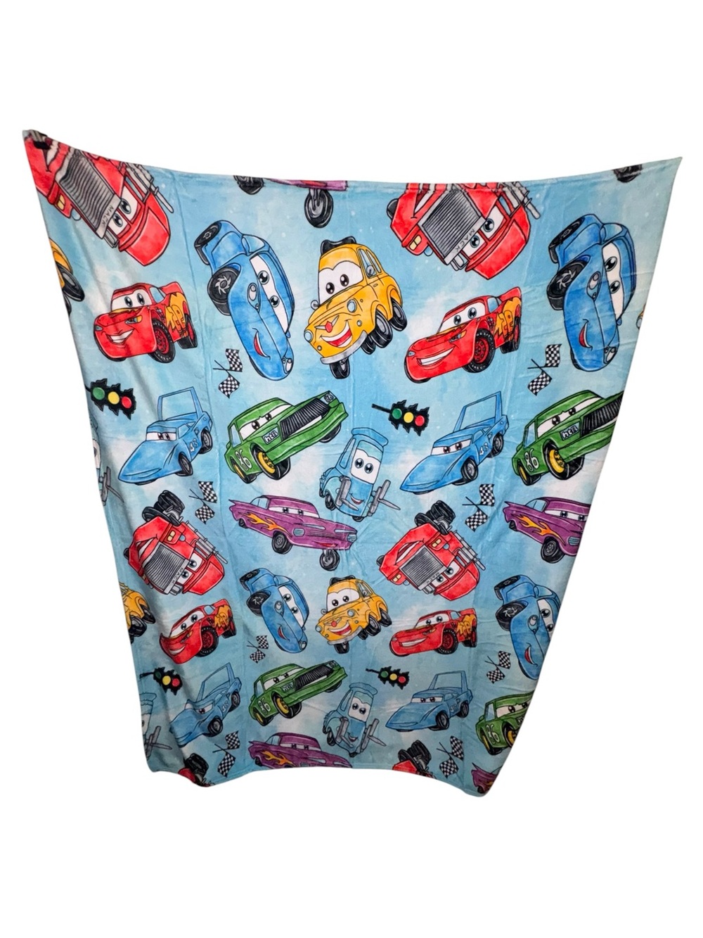 Disney Pixar Cars 50x60 Minky Plush Blanket